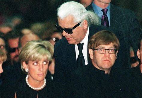 elton john versace funeral|Elton John and diana.